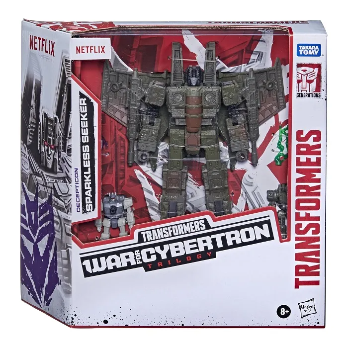 Sparkless Seeker Battle 3-Pack Netflix Edition | Transformers Generations War for Cybertron Trilogy