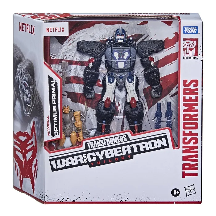 Optimus Primal and Rattrap Set of 2 Netflix Edition | Transformers Generations War for Cybertron Trilogy