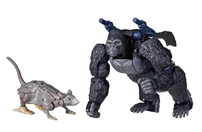 Optimus Primal and Rattrap Set of 2 Netflix Edition | Transformers Generations War for Cybertron Trilogy