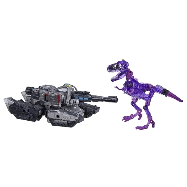 Megatron and Paleotrex Set of 2 Netflix Edition | Transformers Generations War for Cybertron Trilogy