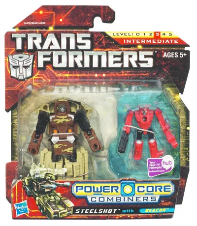 Steelshot and Beacon Commander 2-Pack | Transformers Generations Power Core Combiners
