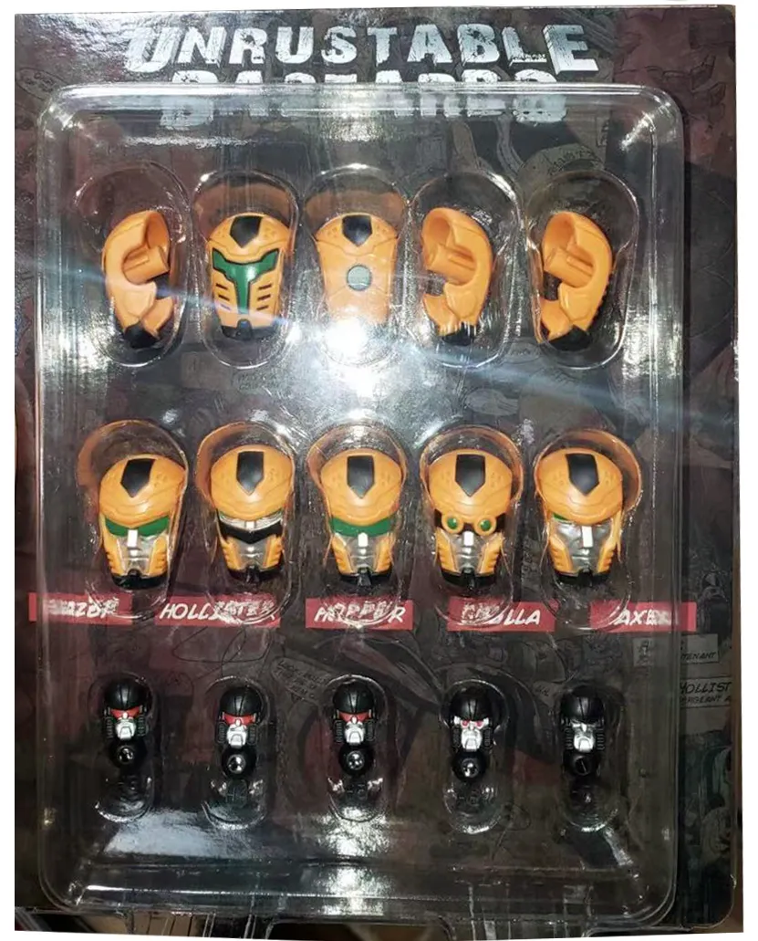 MM01 Burley Iride Kickstarter Exclusive Face and Head Pack | The Unrustables Cybertech Series | Mayhem Mechanics