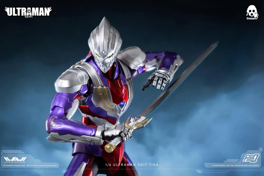 Ultraman Suit Tiga FigZero Collectible Figure | Ultraman Ultraman Suit Another Universe | threezero