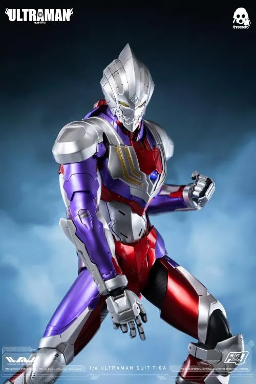 Ultraman Suit Tiga FigZero Collectible Figure | Ultraman Ultraman Suit Another Universe | threezero