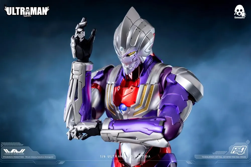 Ultraman Suit Tiga FigZero Collectible Figure | Ultraman Ultraman Suit Another Universe | threezero