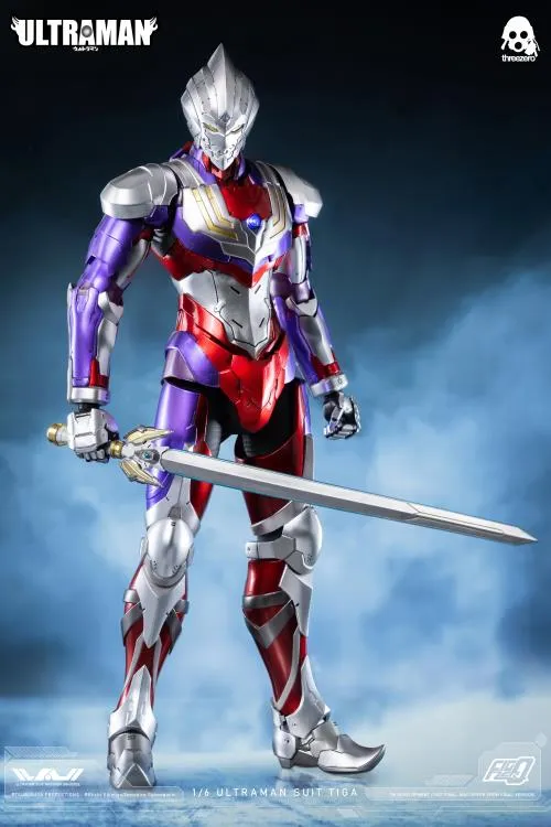 Ultraman Suit Tiga FigZero Collectible Figure | Ultraman Ultraman Suit Another Universe | threezero