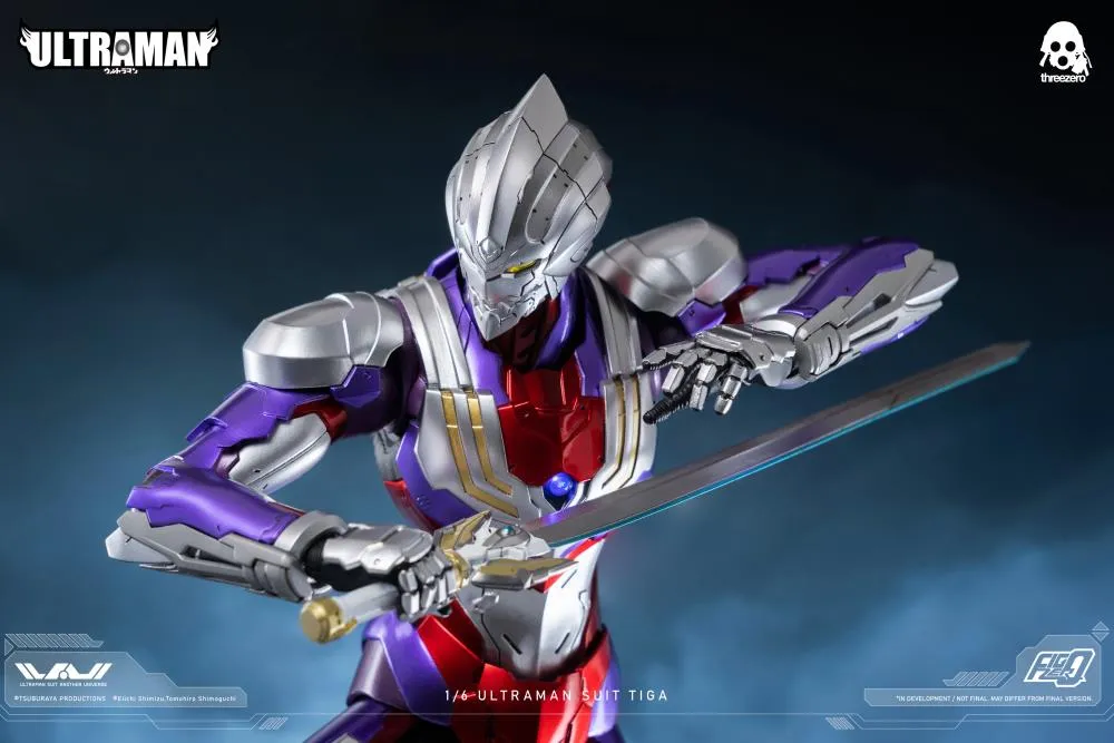 Ultraman Suit Tiga FigZero Collectible Figure | Ultraman Ultraman Suit Another Universe | threezero