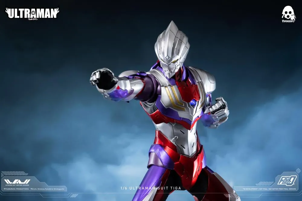 Ultraman Suit Tiga FigZero Collectible Figure | Ultraman Ultraman Suit Another Universe | threezero