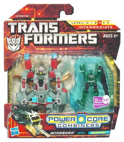 Windburn with Darkray Commander 2-Pack | Transformers Generations Power Core Combiners