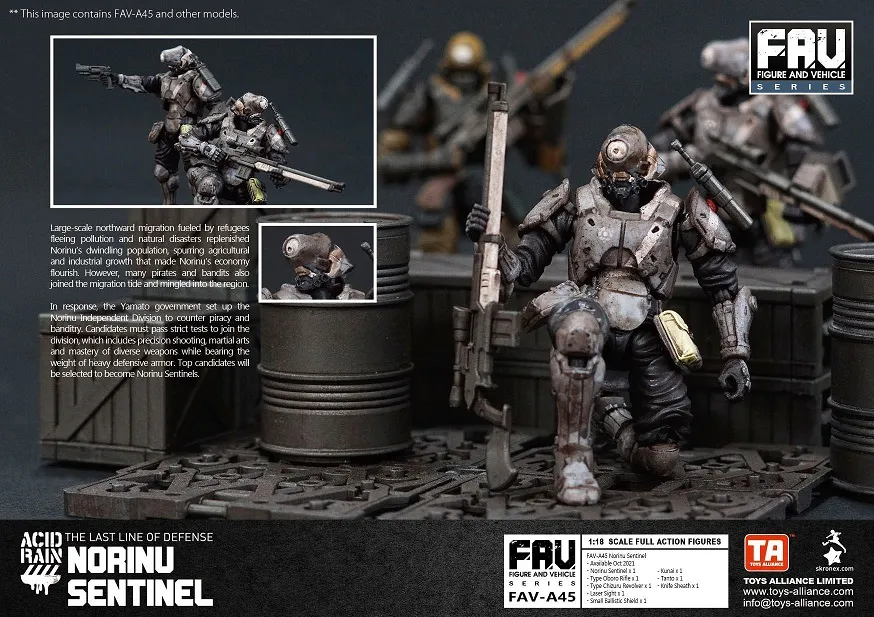 FAV-A45 Norinu Sentinel 1:18 Scale | Acid Rain FAV