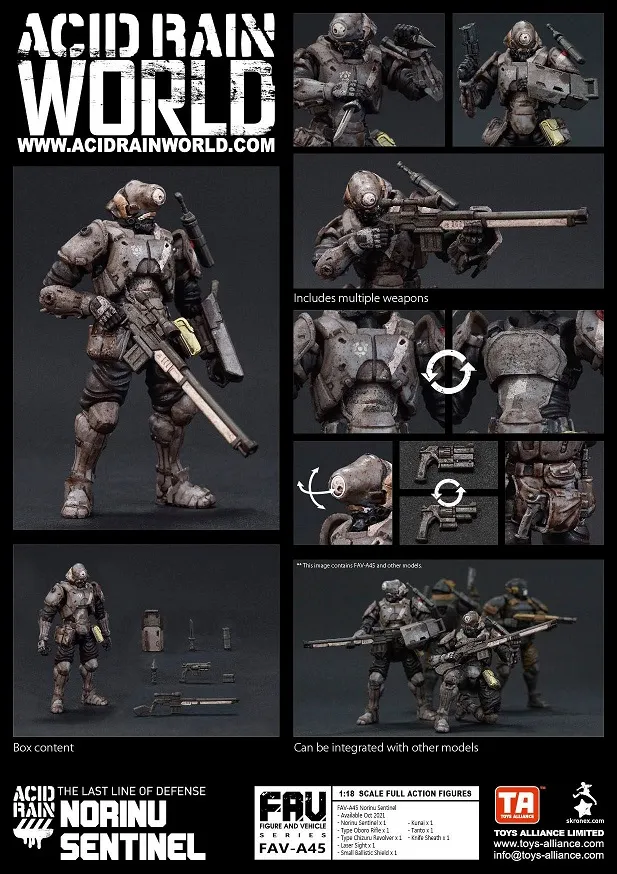 FAV-A45 Norinu Sentinel 1:18 Scale | Acid Rain FAV