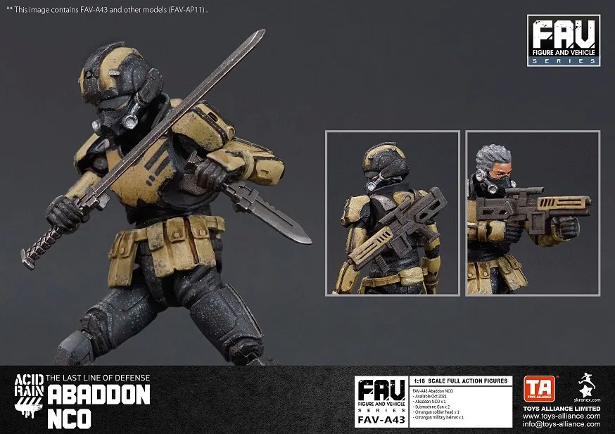 FAV-A43 Abaddon NCO 1:18 Scale | Acid Rain FAV