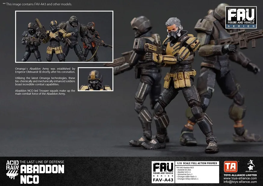 FAV-A43 Abaddon NCO 1:18 Scale | Acid Rain FAV
