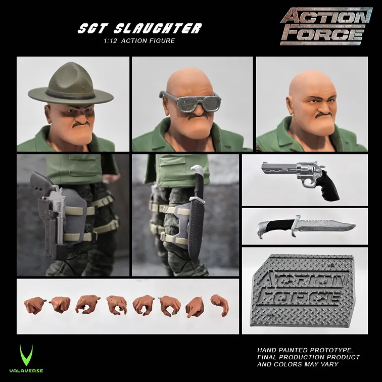 Sgt. Slaughter 1/12 Scale | Action Force | Valaverse