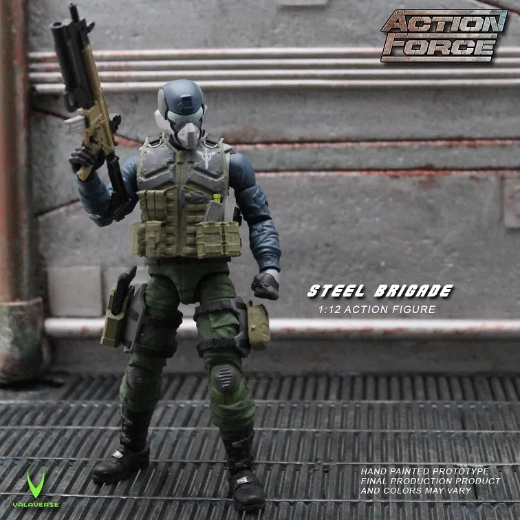 Steel Brigade 1/12 Scale | Action Force | Valaverse