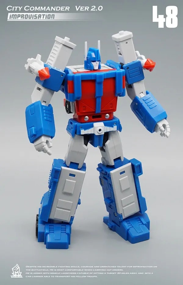 MF-48 City Commander Improvisation 2.0 | Mech Fans Toys