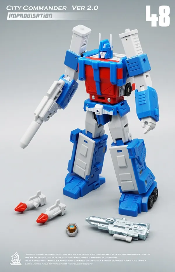 MF-48 City Commander Improvisation 2.0 | Mech Fans Toys