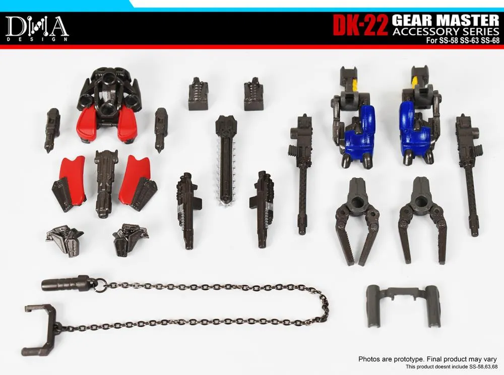 DK-22 Upgrade Kit for Transformers Studio Series | Dna Design | Upgrade Kit