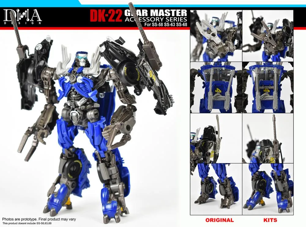 DK-22 Upgrade Kit for Transformers Studio Series | Dna Design | Upgrade Kit