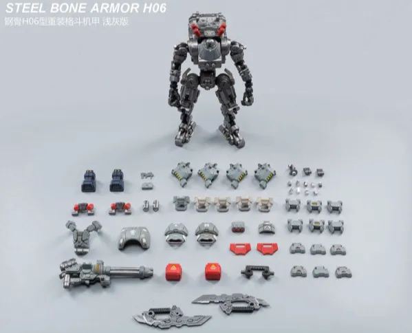 Steelbone Heavy Combat Machine Armor H06 with Pilot | Joy Toy Dark Source