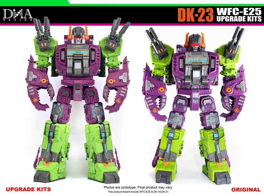 DK-23 Upgrade Kit for Transformers WFC: Earthrise WFC-E25 Titan Scorponok | Dna Design | Upgrade Kit