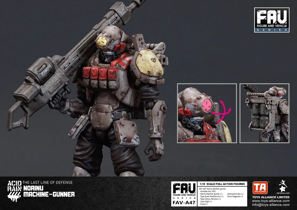 FAV-A47 Norinu Machine-Gunner 1:18 Scale | Acid Rain FAV