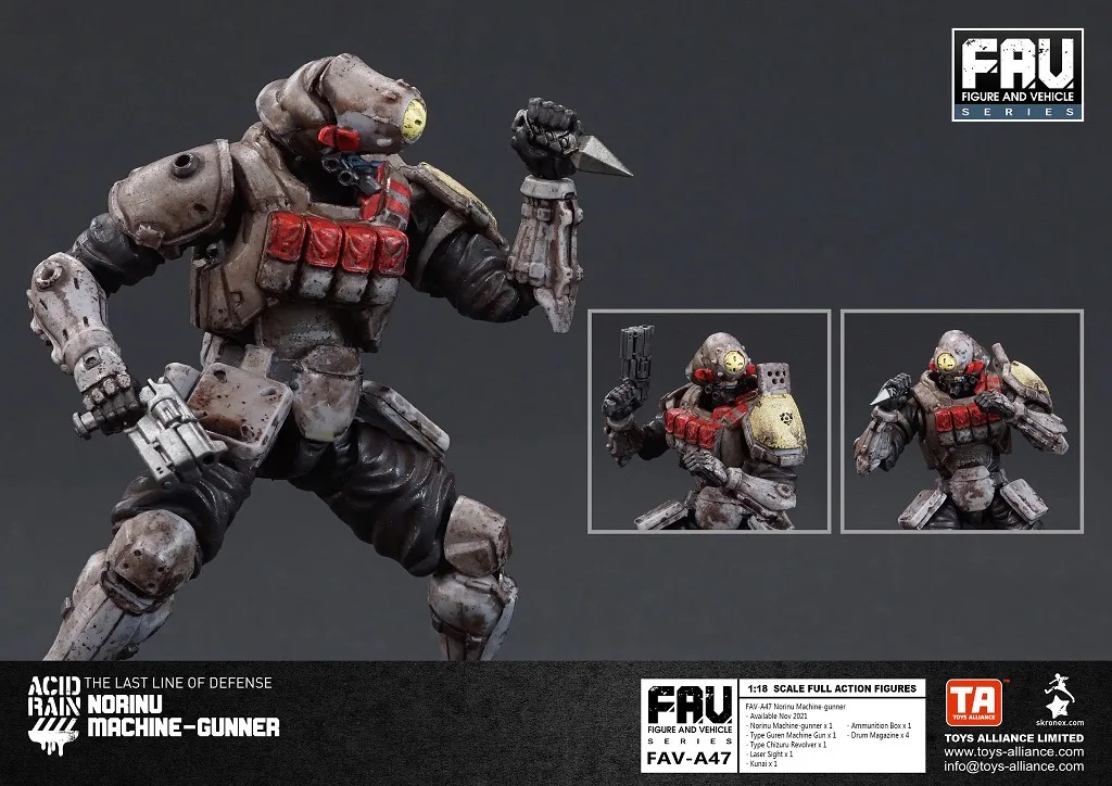 FAV-A47 Norinu Machine-Gunner 1:18 Scale | Acid Rain FAV