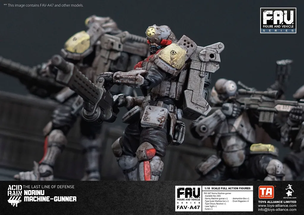 FAV-A47 Norinu Machine-Gunner 1:18 Scale | Acid Rain FAV