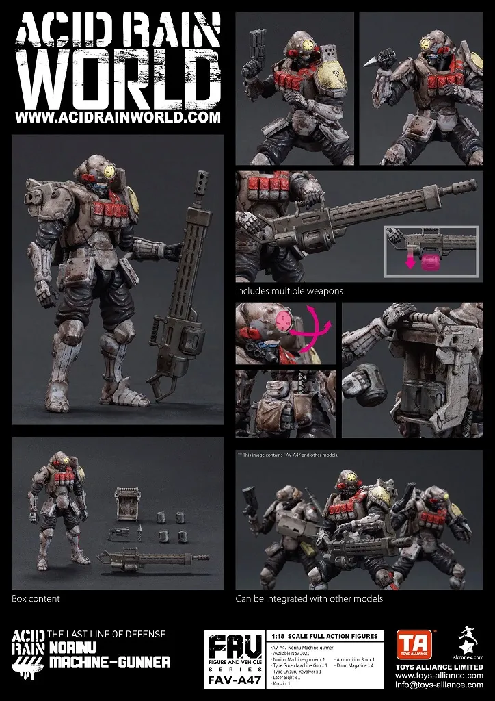 FAV-A47 Norinu Machine-Gunner 1:18 Scale | Acid Rain FAV