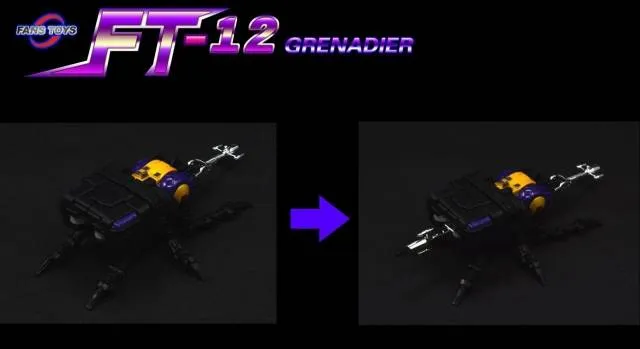 FT-12 Grenadier Purple Chest Version, FT-13 Mercenary, FT-14 Forager | Fans Toys