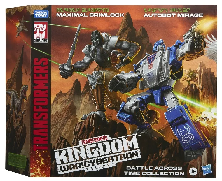 WFC-K40 Autobot Mirage and Maximal Grimlock Deluxe Class | Transformers Generations War for Cybertron Kingdom Chapter
