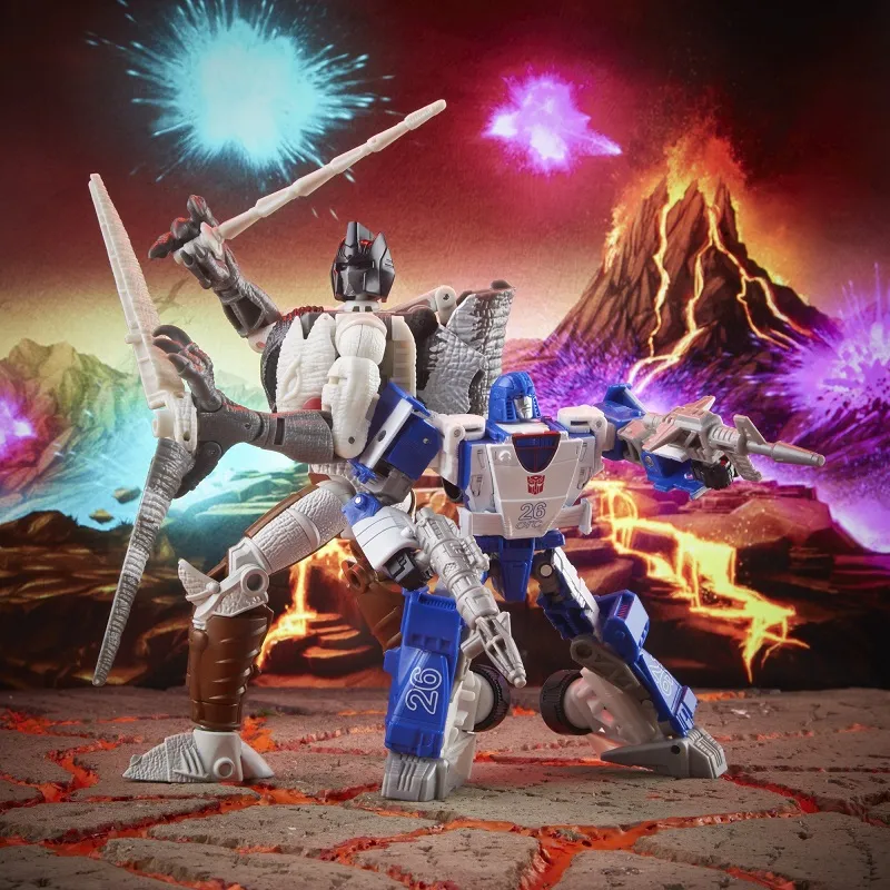 WFC-K40 Autobot Mirage and Maximal Grimlock Deluxe Class | Transformers Generations War for Cybertron Kingdom Chapter