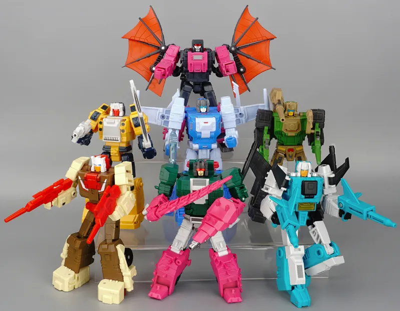 VS Set of 7 Figures | Vecma Studio Head Warrior