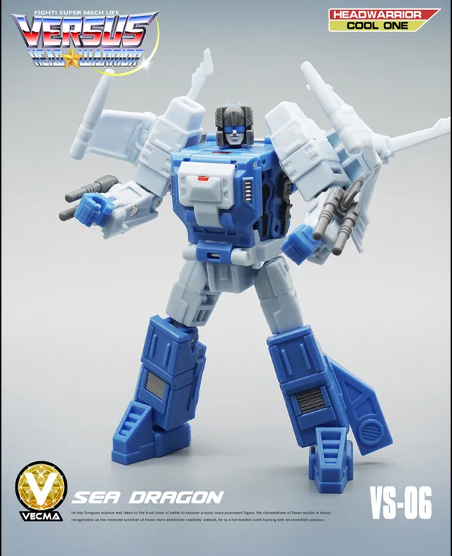 VS Set of 7 Figures | Vecma Studio Head Warrior