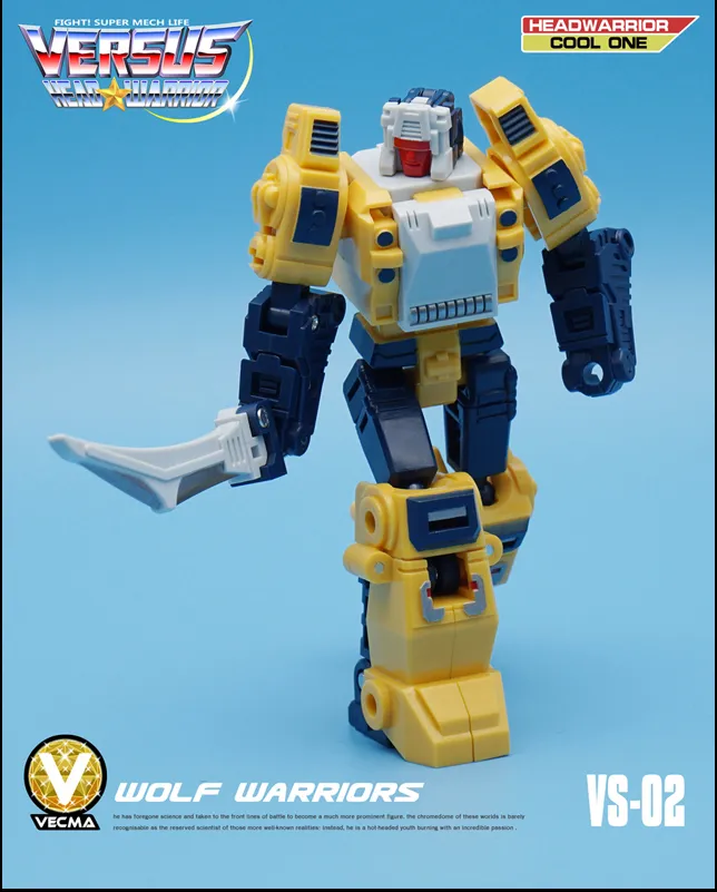 VS Set of 7 Figures | Vecma Studio Head Warrior