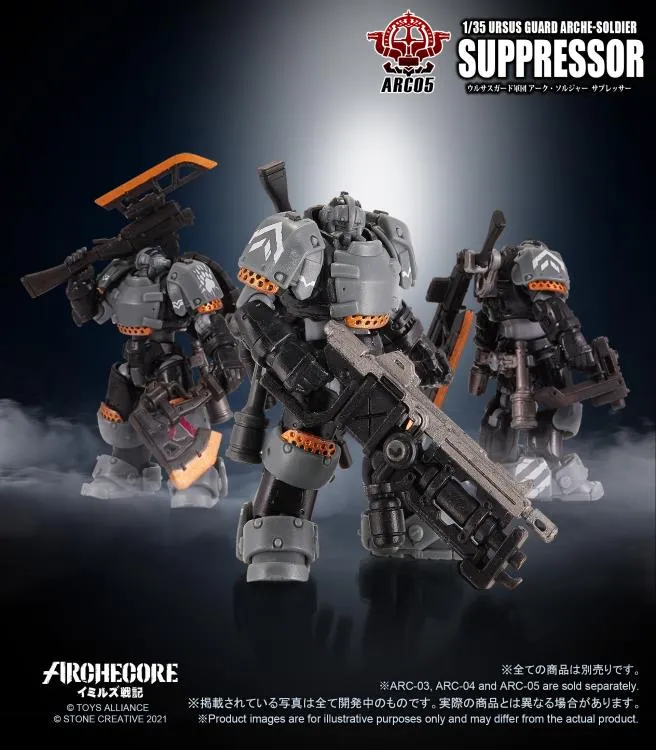 ARC-05 Ursus Guard Arche-Soldier Suppressor 1:35 Scale | ARCHECORE