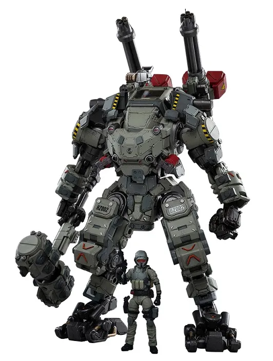Steelbone JT1064 Firepower Mecha H02 Grey-Green with Pilot | Joy Toy Dark Source