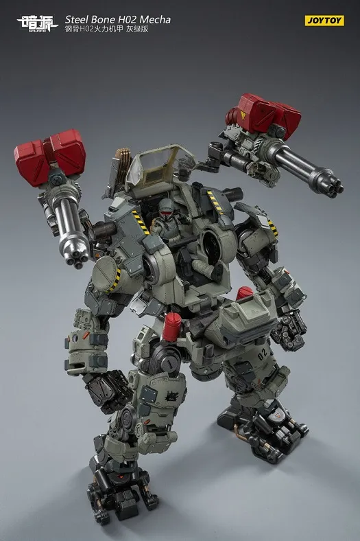 Steelbone JT1064 Firepower Mecha H02 Grey-Green with Pilot | Joy Toy Dark Source