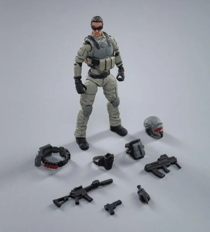 Steelbone JT1064 Firepower Mecha H02 Grey-Green with Pilot | Joy Toy Dark Source