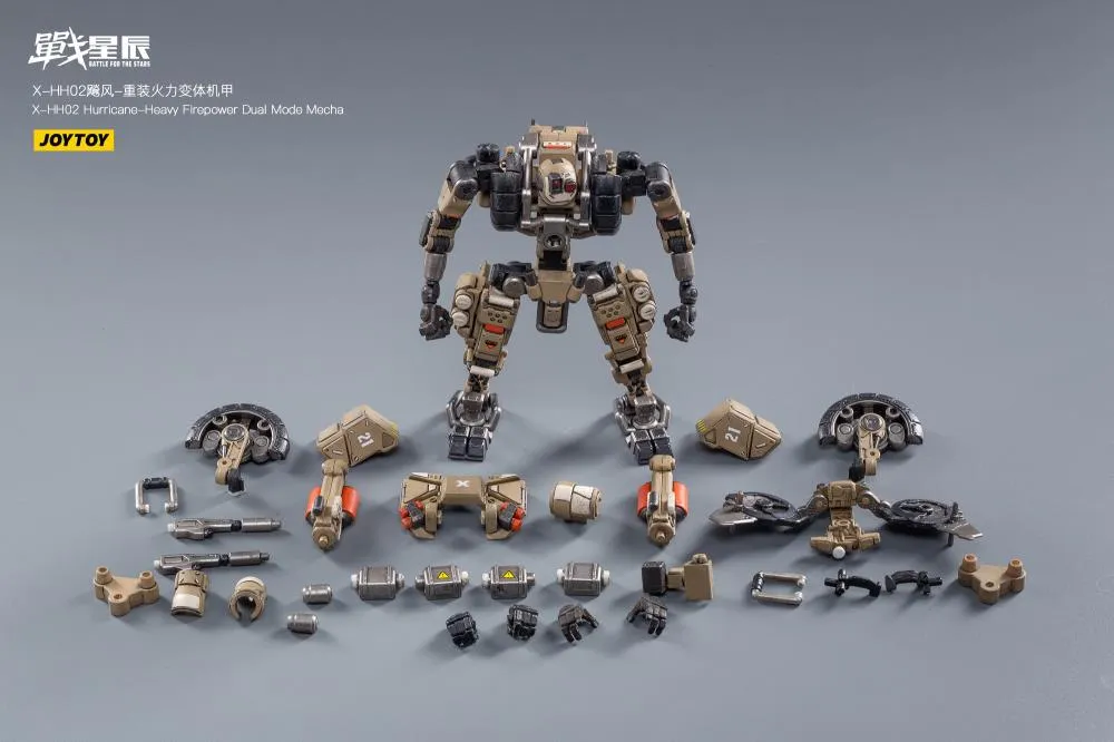 X-HLA02 Hurricane Heavy Firepower Dual Mode Mecha | Joy Toy Battle for the Stars