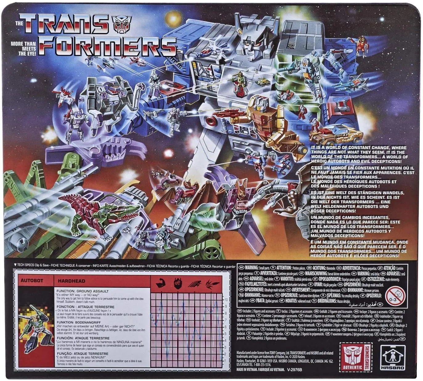 Hardhead | Retro Headmaster | Transformers Generations