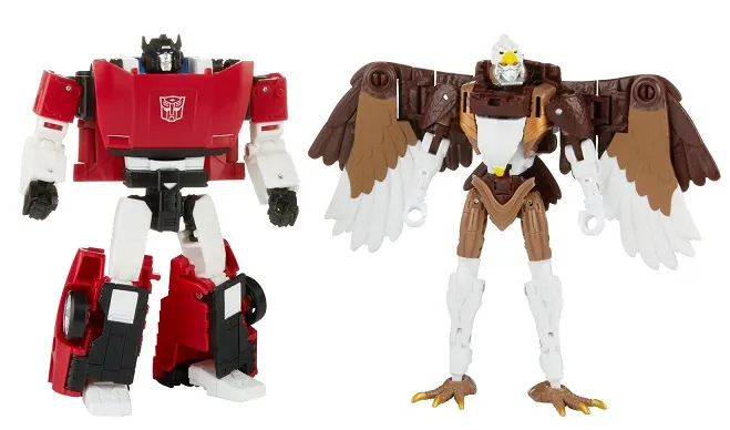 WFC-K42 Sideswipe and Maximal Skywarp Deluxe Class | Transformers Generations War for Cybertron Kingdom Chapter