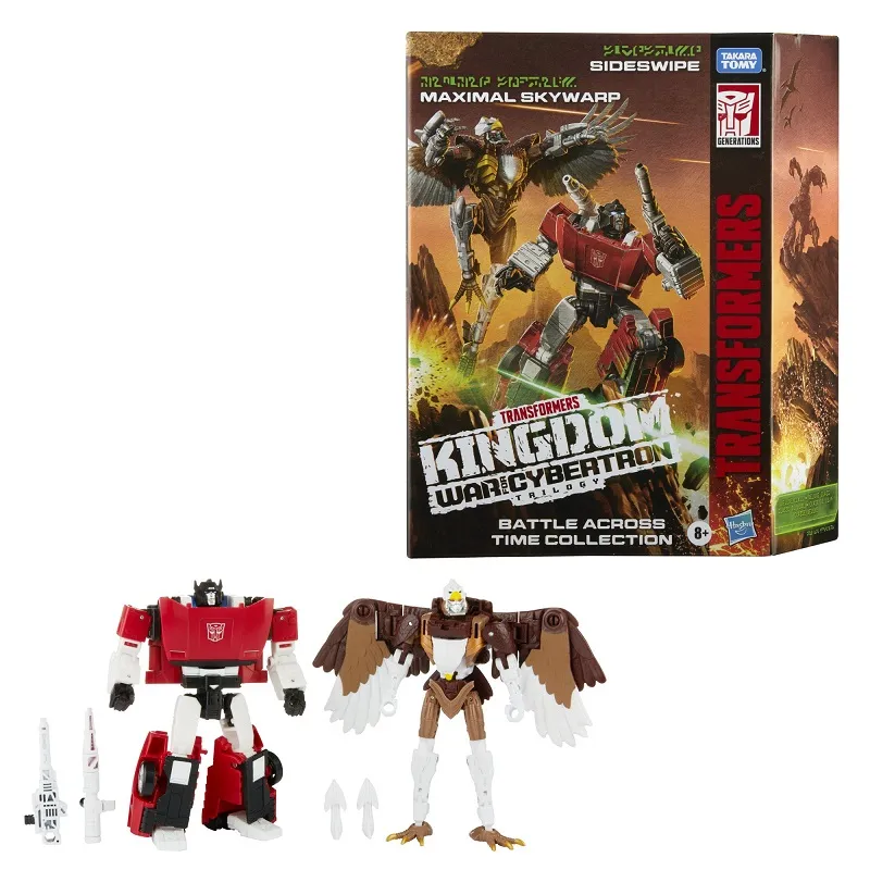 WFC-K42 Sideswipe and Maximal Skywarp Deluxe Class | Transformers Generations War for Cybertron Kingdom Chapter