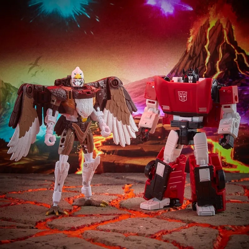 WFC-K42 Sideswipe and Maximal Skywarp Deluxe Class | Transformers Generations War for Cybertron Kingdom Chapter