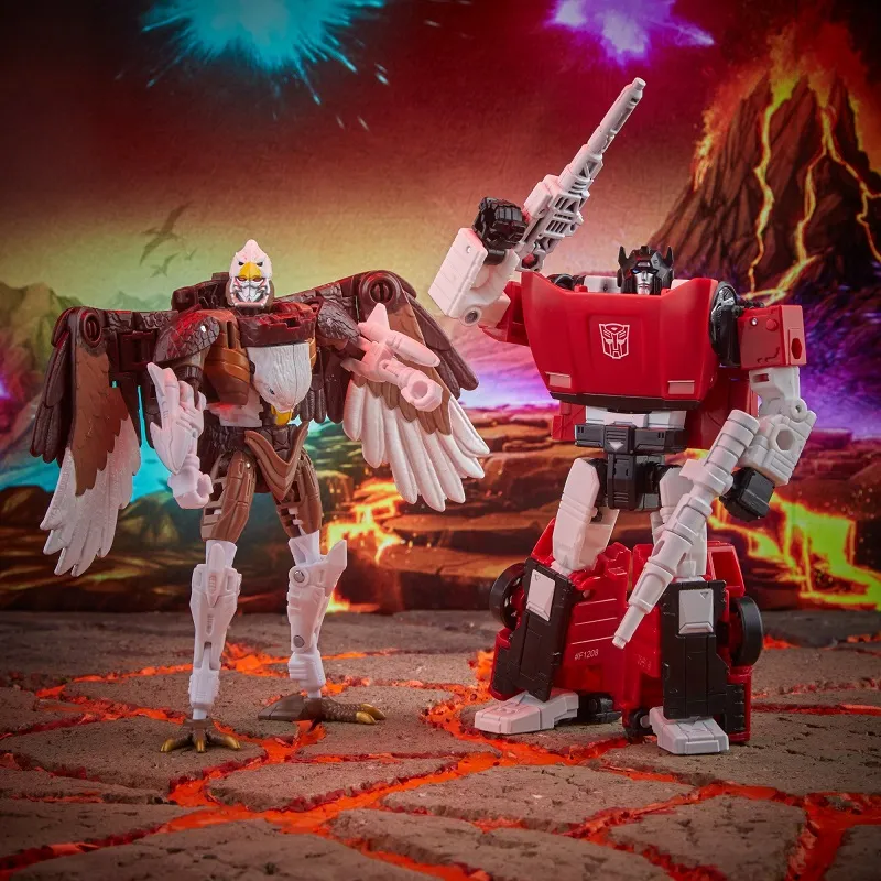 WFC-K42 Sideswipe and Maximal Skywarp Deluxe Class | Transformers Generations War for Cybertron Kingdom Chapter