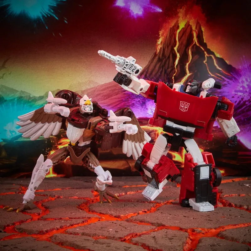 WFC-K42 Sideswipe and Maximal Skywarp Deluxe Class | Transformers Generations War for Cybertron Kingdom Chapter