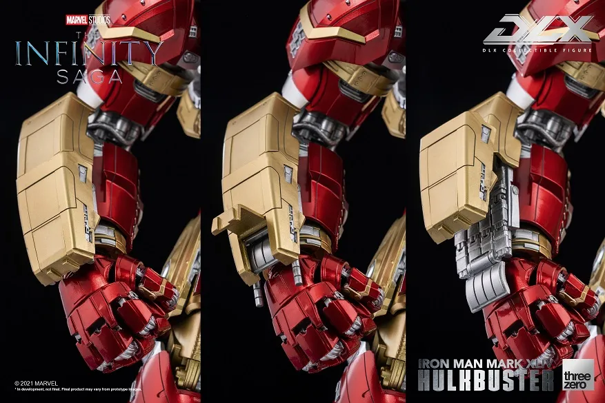 Iron Man Mark 44 Hulkbuster The Infinity Saga Collectible Figure | Marvel Avengers: Age Of Ultron | threezero