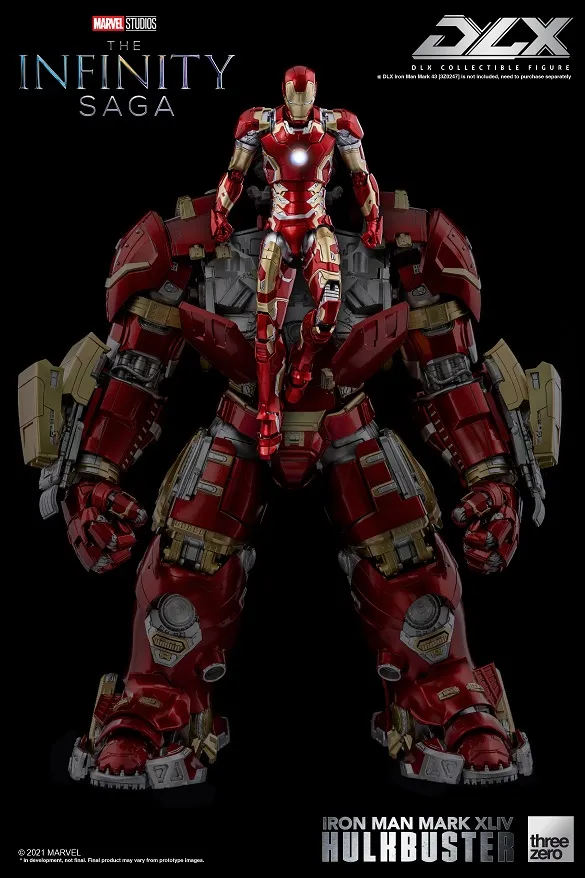 Iron Man Mark 44 Hulkbuster The Infinity Saga Collectible Figure | Marvel Avengers: Age Of Ultron | threezero