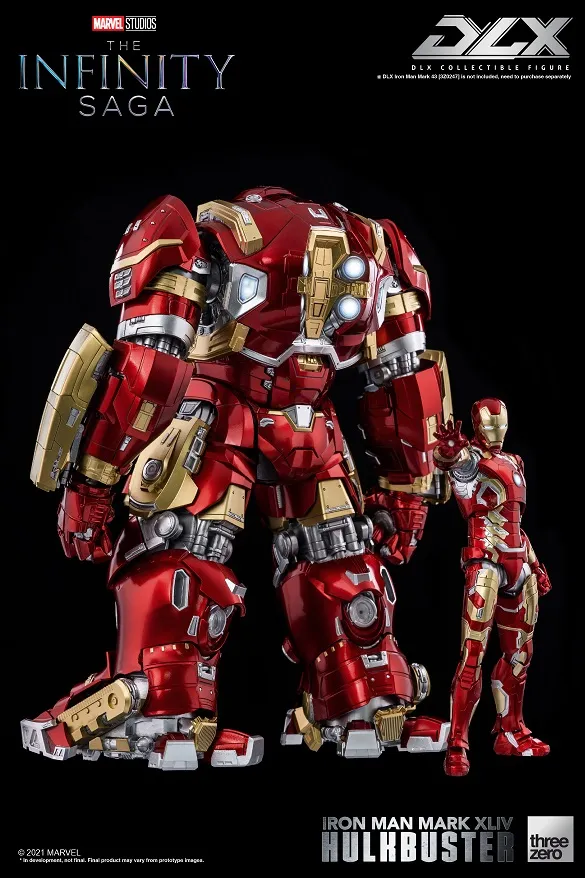 Iron Man Mark 44 Hulkbuster The Infinity Saga Collectible Figure | Marvel Avengers: Age Of Ultron | threezero