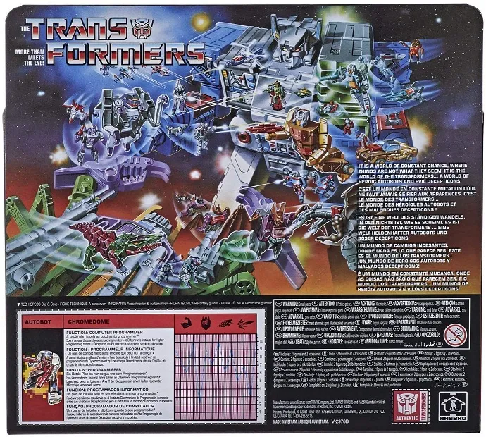 Chromedome | Retro Headmaster | Transformers Generations
